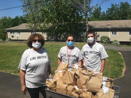 Volunteers delivered 200 meals per day to Danbury housing complexes at the height of the COVID-19 pendemic.