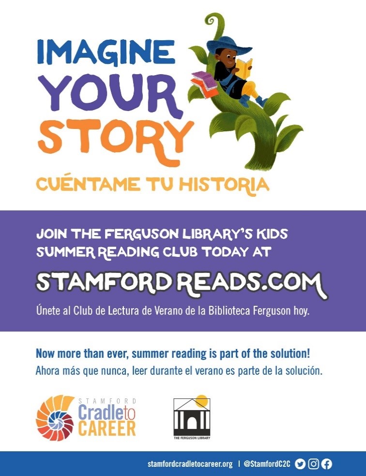 Join the Ferguson Library's Kids Summer Reading Program at StamfordReads.com